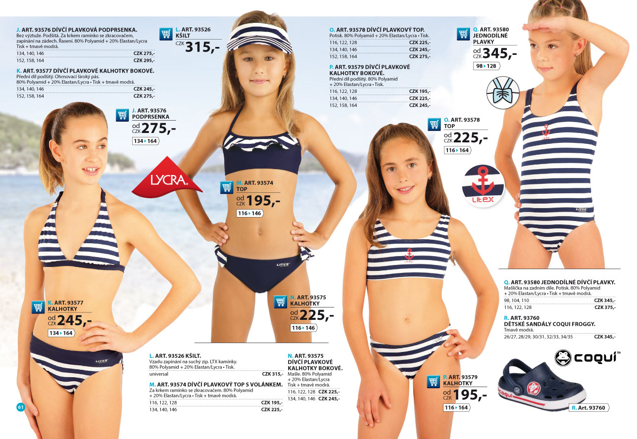 Dívčí plavky 2025 [strana 61] - katalog LITEX