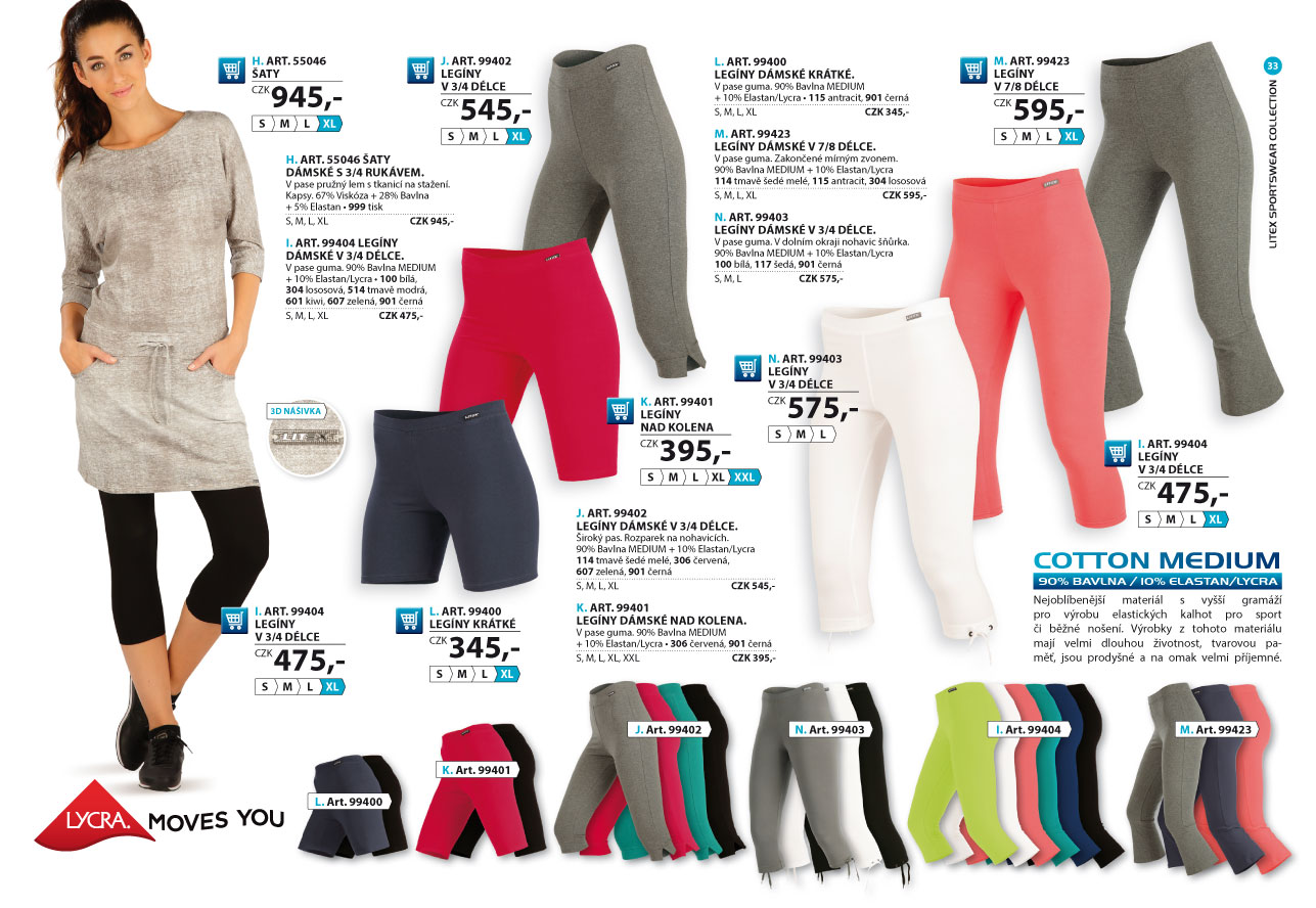 LITEX elastické kalhoty 2025 [strana 33] - katalog LITEX