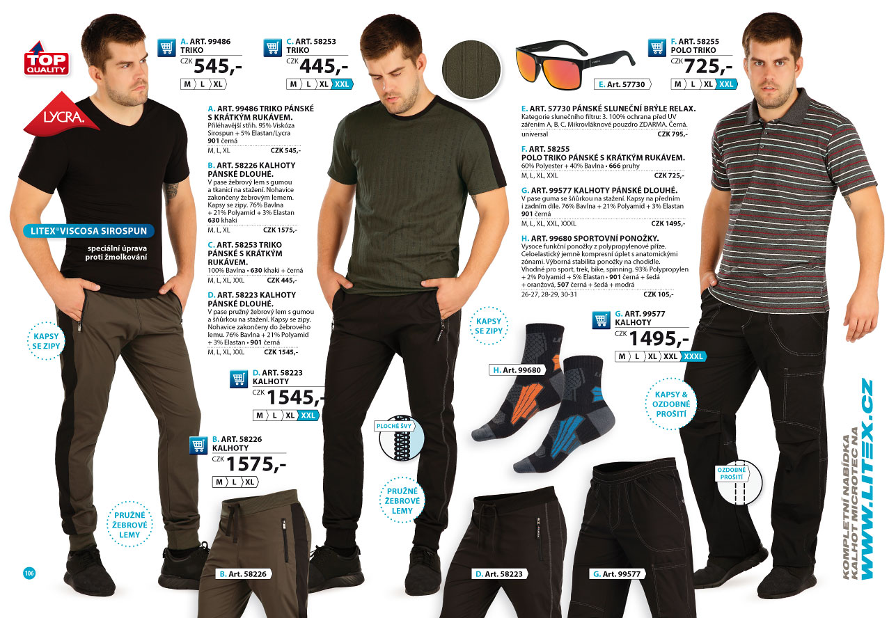 Kalhoty Microtec 2025 [strana 106] - katalog LITEX