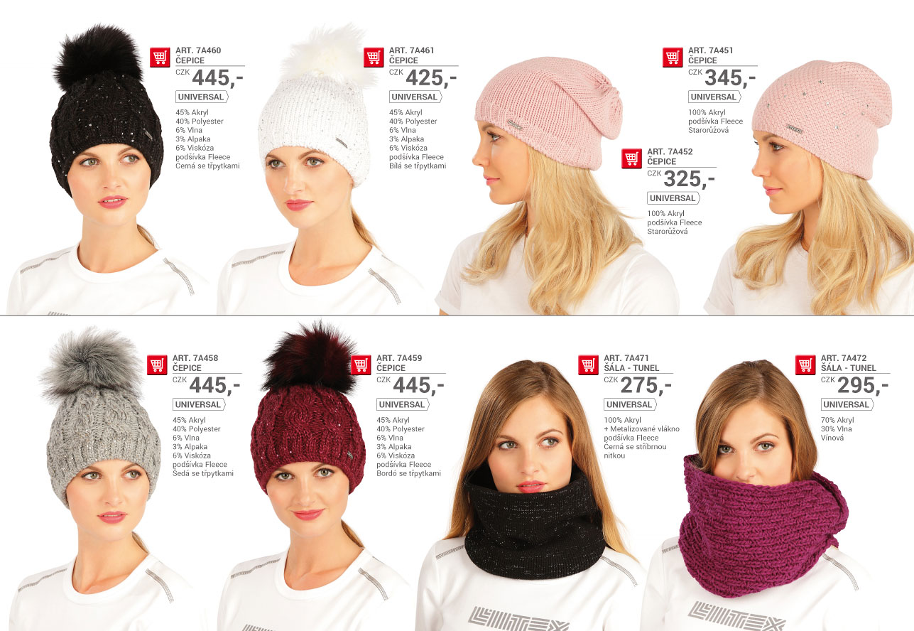 Čepice 2025 [strana 76] - katalog LITEX