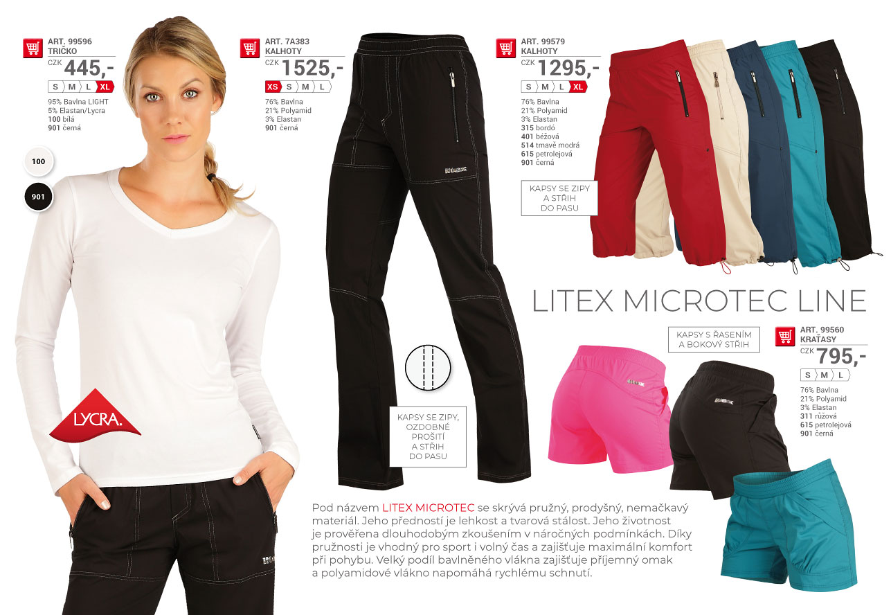 Kalhoty Microtec 2025 [strana 109] - katalog LITEX