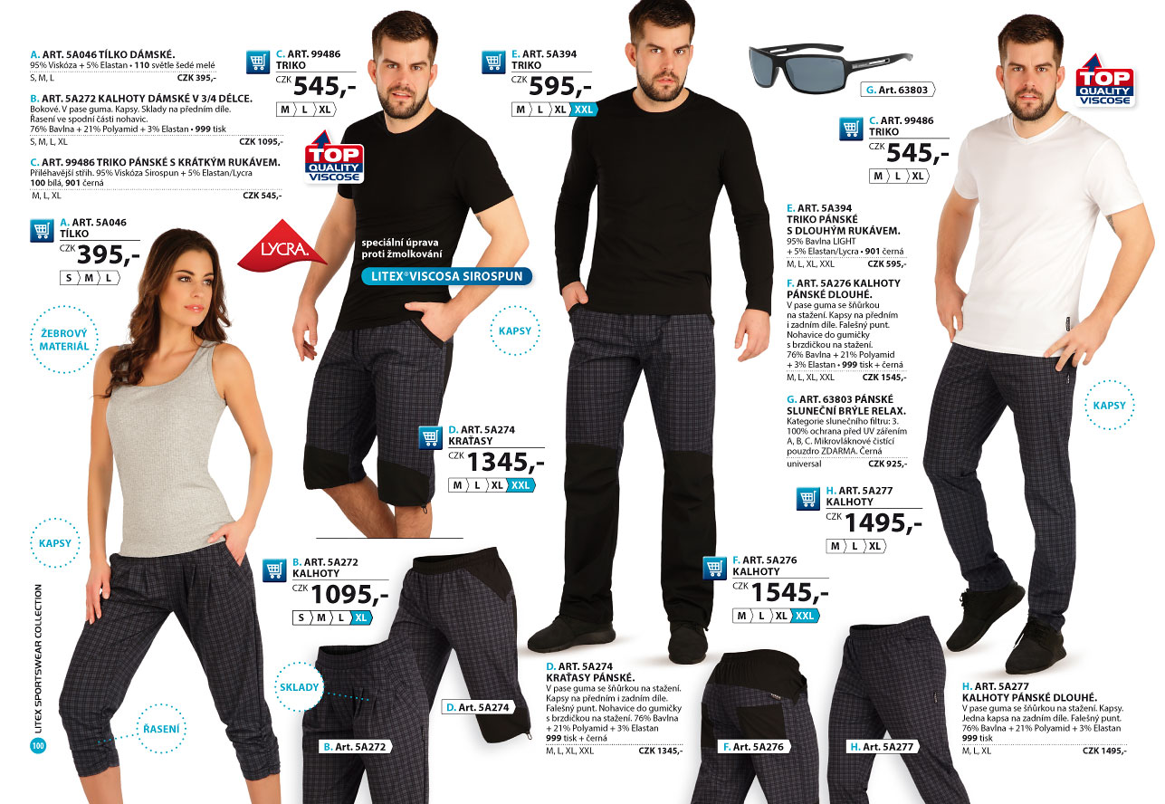 Sportovní oblečení 2025 [strana 100] - katalog LITEX