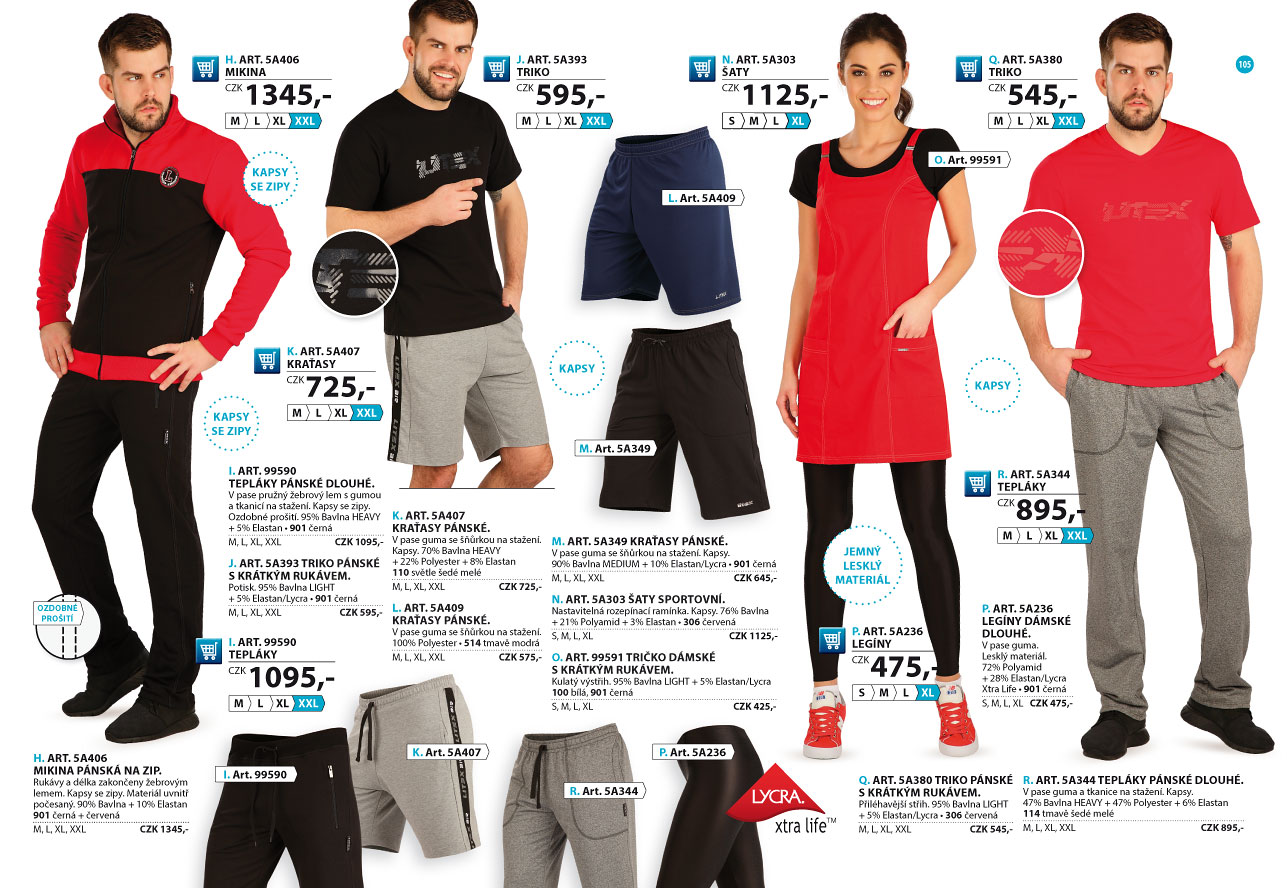 Sportovní oblečení 2025 [strana 105] - katalog LITEX