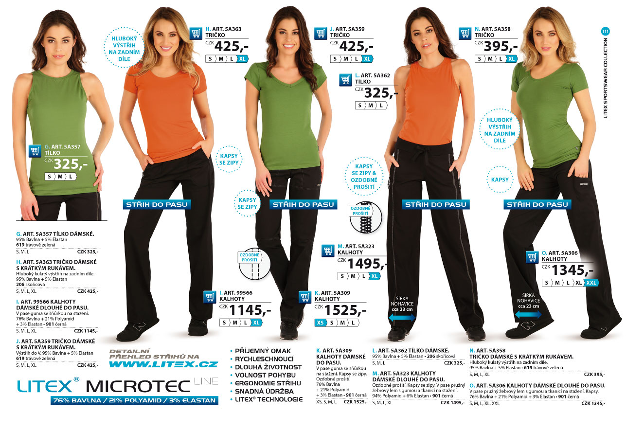 Sportovní oblečení 2024 [strana 111] - katalog LITEX