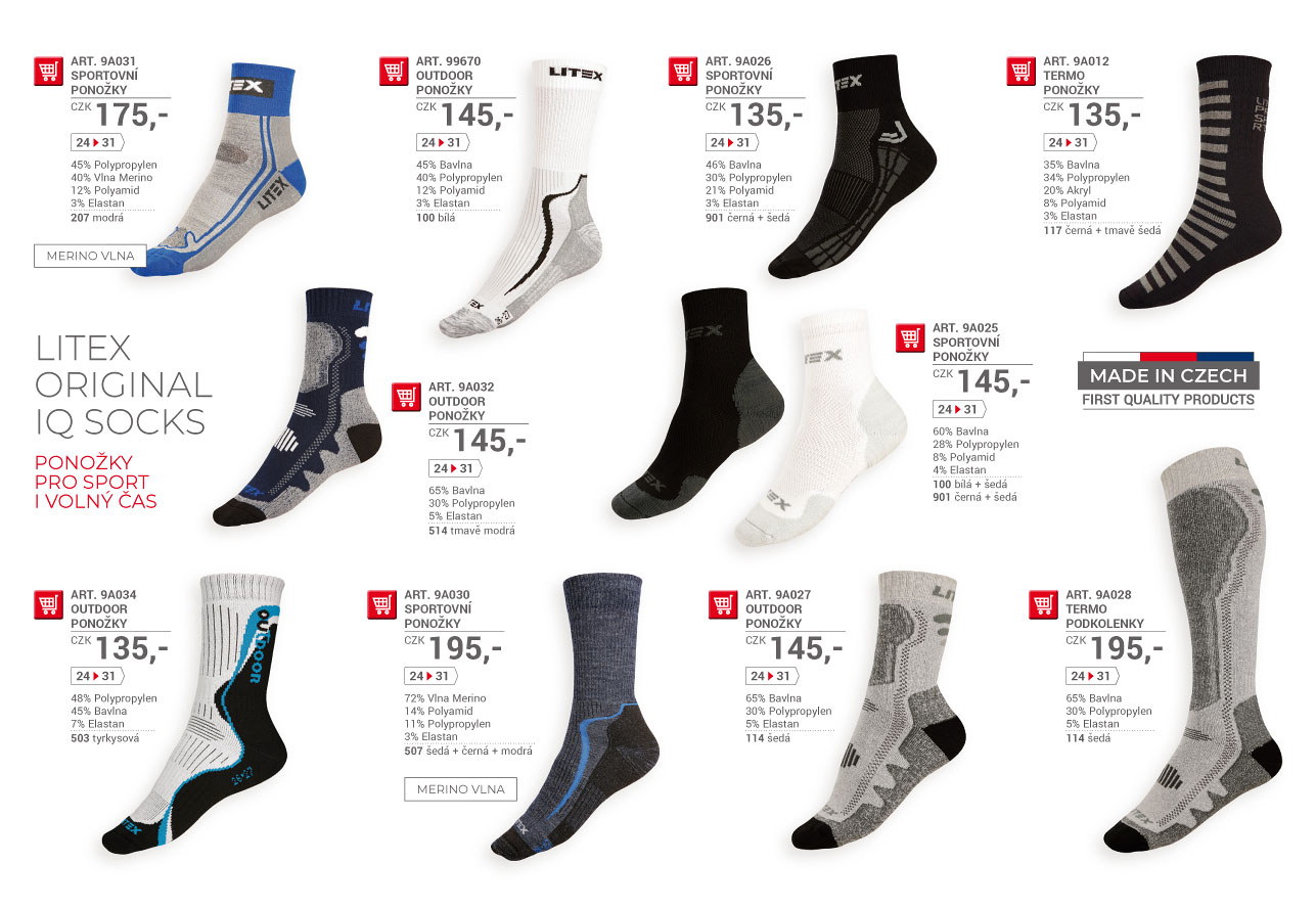 Ponožky 2025 [strana 116] - katalog LITEX