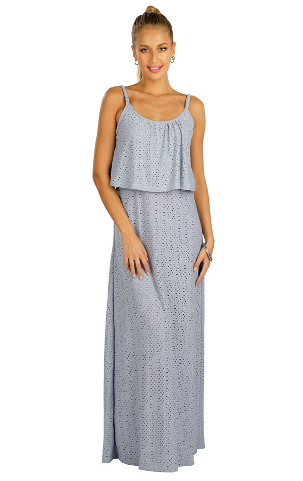 Šaty dámské dlouhé s volánem. 5C018 | Šaty, sukně, tuniky LITEX