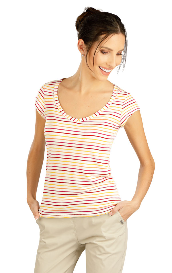 Tričko dámské s krátkým rukávem. 5C026 | Tílka, trička, halenky LITEX