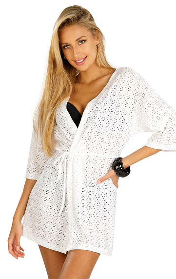 Plážové doplňky > Cardigan plážový s 3/4 rukávem. 5D004