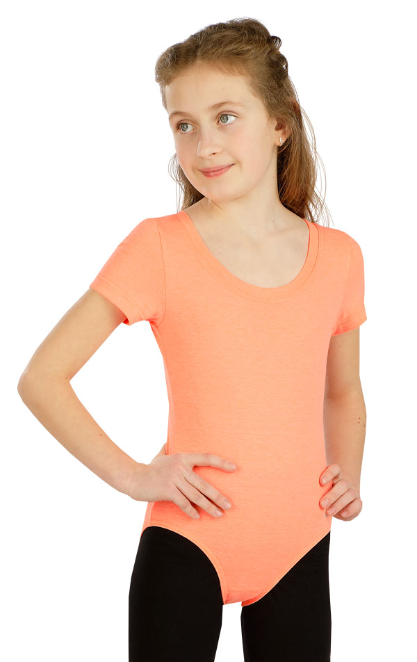Gymnastický dětský dres s kr. rukávem. 5D238 | DĚTSKÉ OBLEČENÍ LITEX