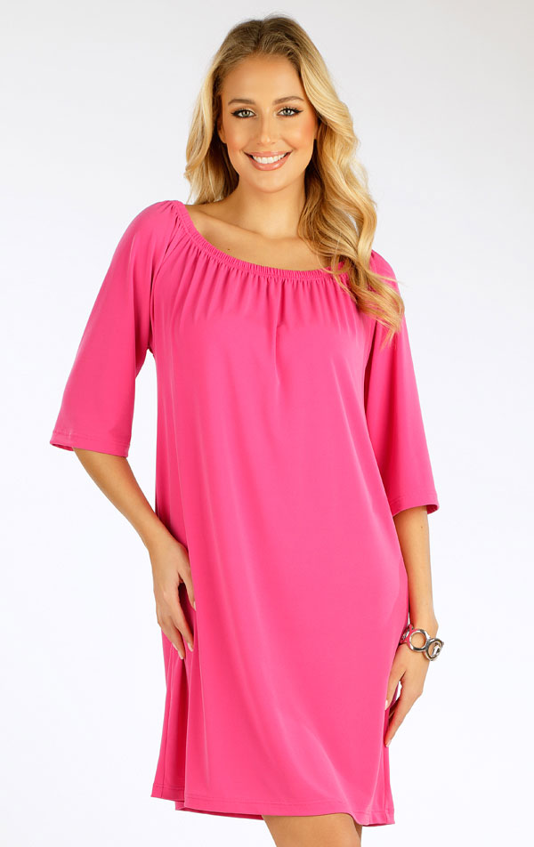 Šaty dámské s odhalenými rameny. 5G001 | Šaty, sukně, tuniky LITEX