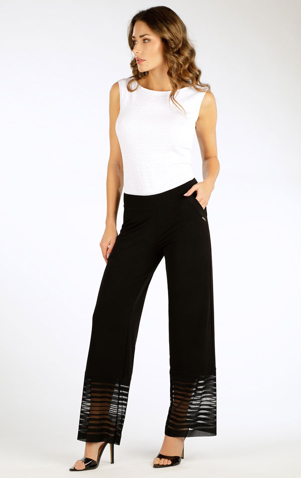 Kalhoty dámské s širokými nohavicemi. 5G020 | Legíny, kalhoty, kraťasy LITEX