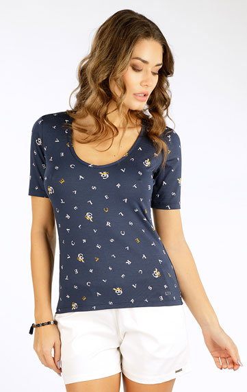 Triko dámské s krátkým rukávem.