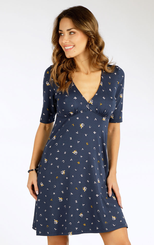 Šaty dámské s krátkým rukávem. 5G063 | Šaty, sukně, tuniky LITEX