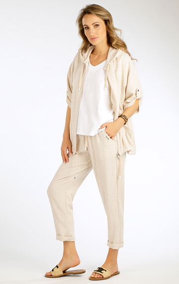 Kalhoty dámské v 7/8 délce.