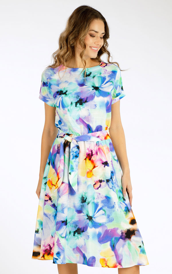 Šaty dámské s krátkým rukávem. 5G147 | Šaty, sukně, tuniky LITEX