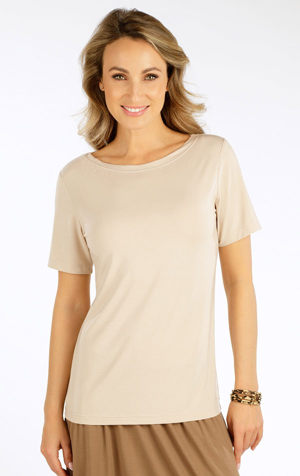 Triko dámské s krátkým rukávem. 5G161 | Tílka, trička, halenky LITEX