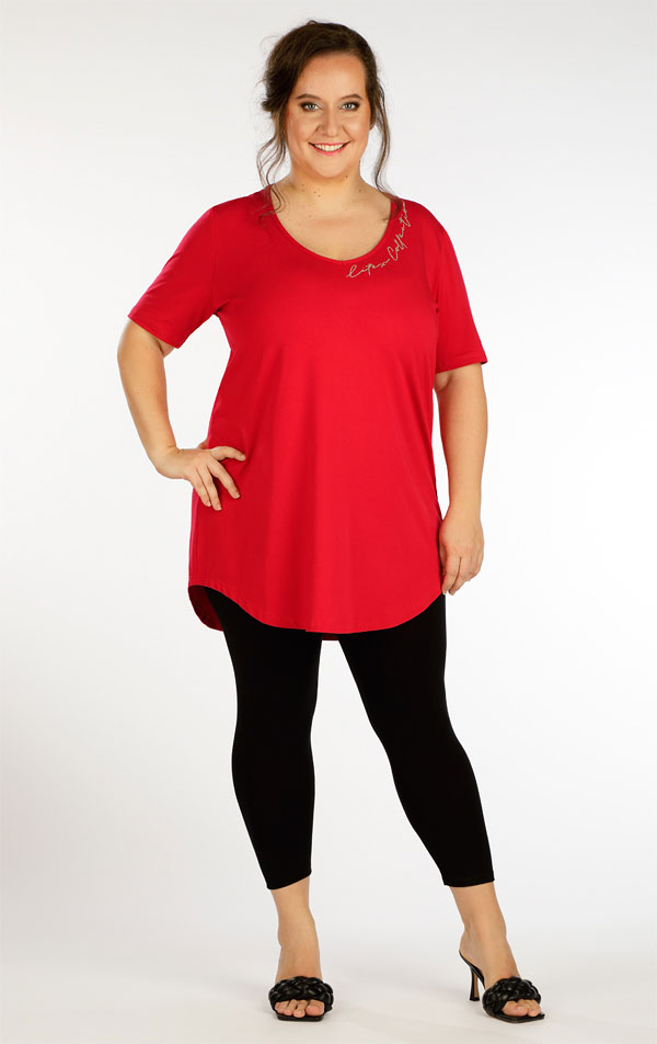 Legíny dámské pro plnoštíhlé PLUS SIZE. 5G182 | Legíny střední LITEX