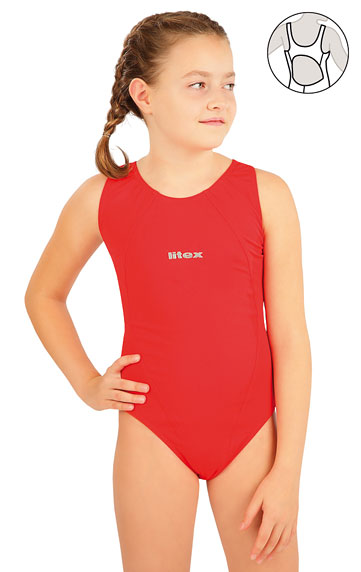Dívčí plavky > Dívčí jednodílné sportovní plavky. 63640