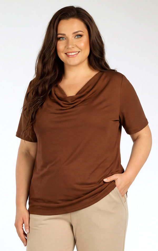 Triko dámské pro plnoštíhlé PLUS SIZE. 7G048 | Trička LITEX