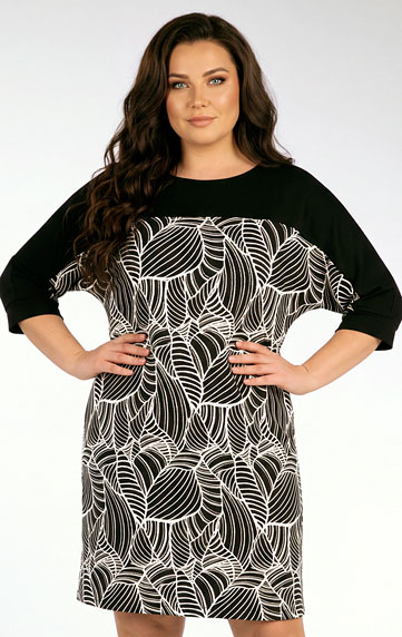 Šaty dámské pro plnoštíhlé PLUS SIZE.