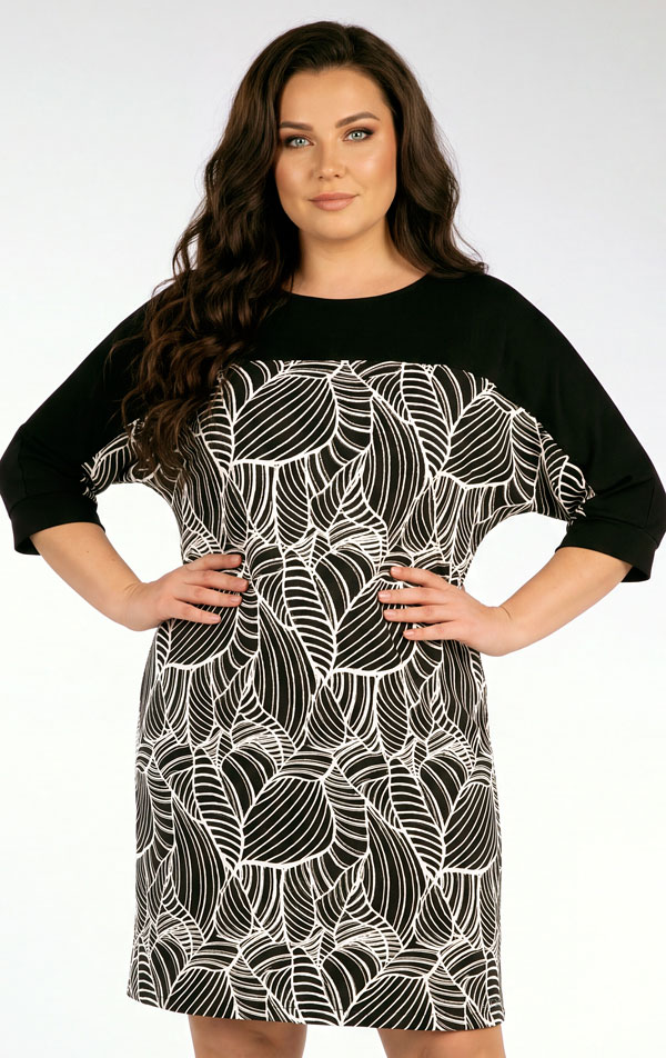 Šaty dámské pro plnoštíhlé PLUS SIZE. 7G150 | Šaty, sukně, tuniky LITEX