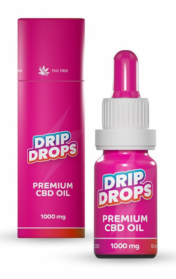 Drip Drops Premium CBD 1000 mg.