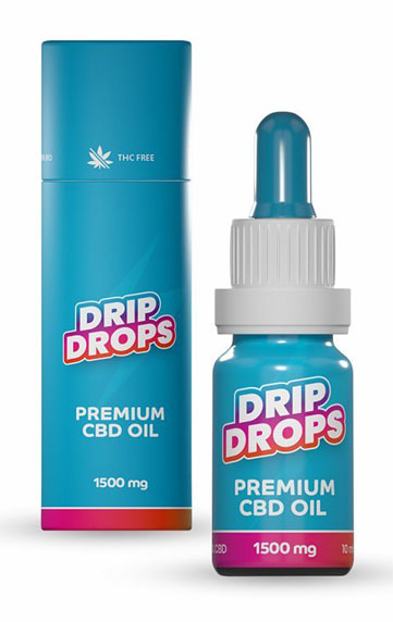 Drip Drops Premium CBD 1500 mg.