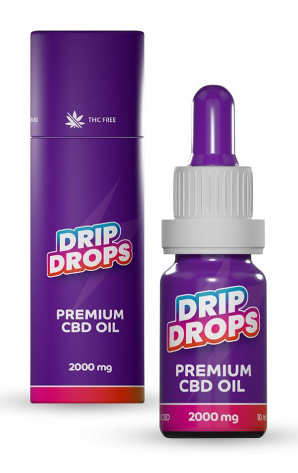 Drip Drops Premium CBD 2000 mg. DD200 | CBD oleje LITEX